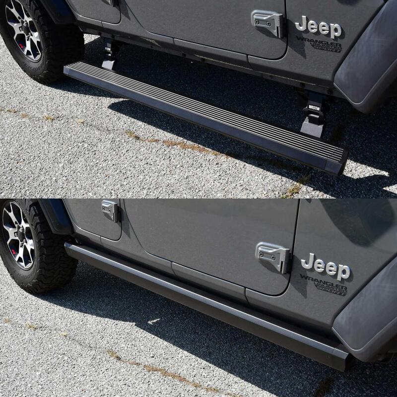 WES Running Boards - Pro-e - Westin 18-24 Jeep Wrangler JL Unlimited 4dr Pro-e Running Boards - Tex. Blk