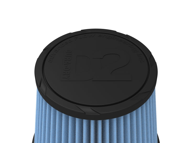 AFE Universal D2 Dura Dry Air Filter - aFe Magnum FORCE Intake Replacement Air Filter w D2 Dura-Dry Media 4in F x8in B x5-1/2in T x7in H