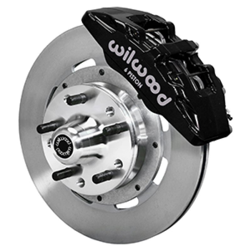 WIL Dynapro Brake Kit - Wilwood 97-93 Mopar A/B/E/F/J Body Dynapro 12.19x0.81 Six Piston Front BBK - Black