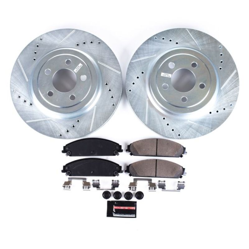 PSB Z23 Evolution Kit - Power Stop 05-19 Chrysler 300 Front Z23 Evolution Sport Brake Kit