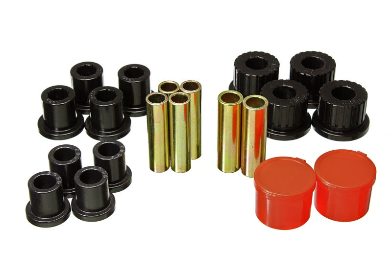 ES Leaf Spring Pads - Black - Energy Suspension 98-11 Ford Ranger 2/4WD Rear Leaf Spring Bushing Set - Black