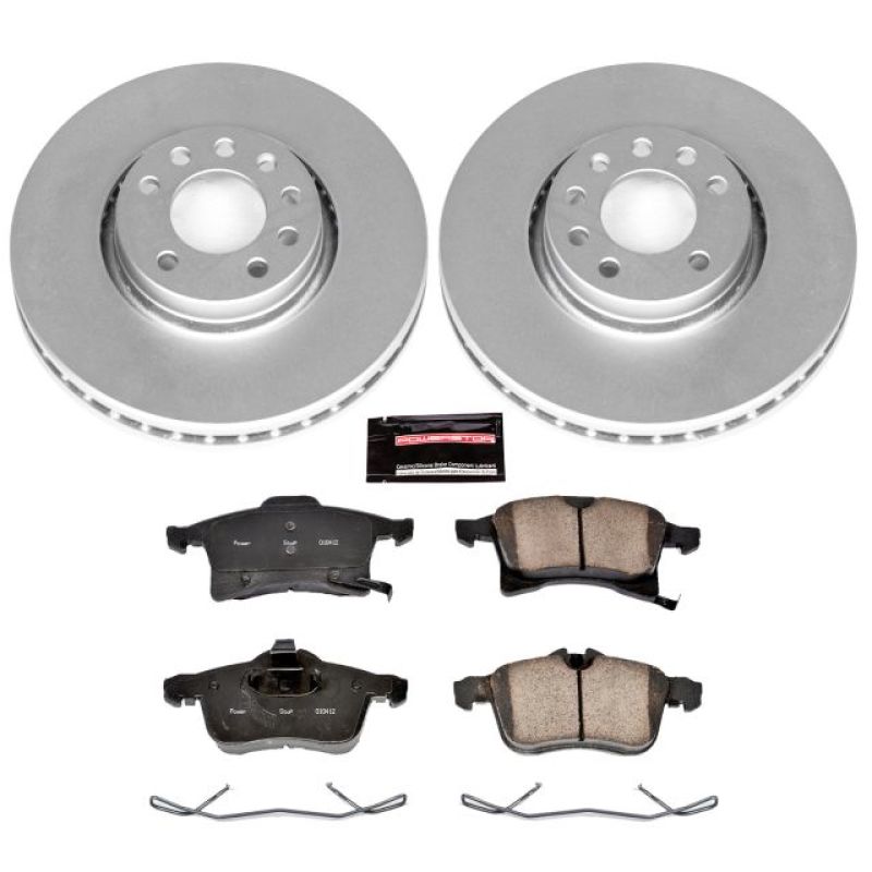 PSB Z23 Evolution Coated Kit - Power Stop 2008 Saturn Astra Front Z23 Evolution Sport Coated Brake Kit