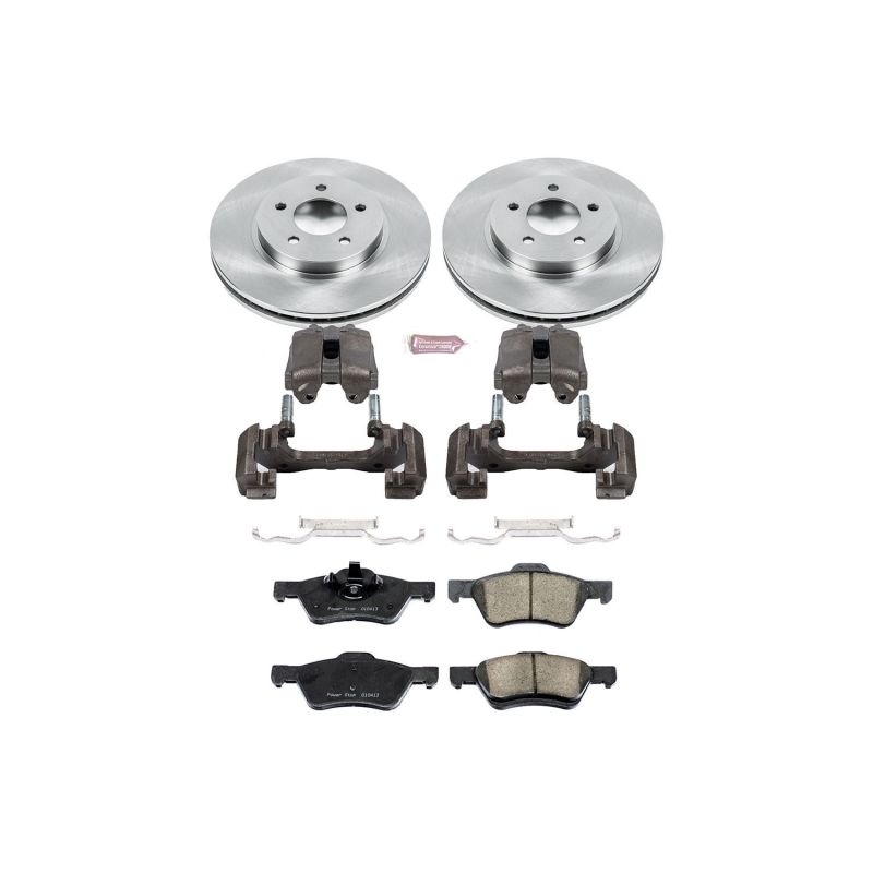 PSB Autospecialty Kit w/Cals - Power Stop 08-10 Ford Escape Front Autospecialty Brake Kit w/Calipers