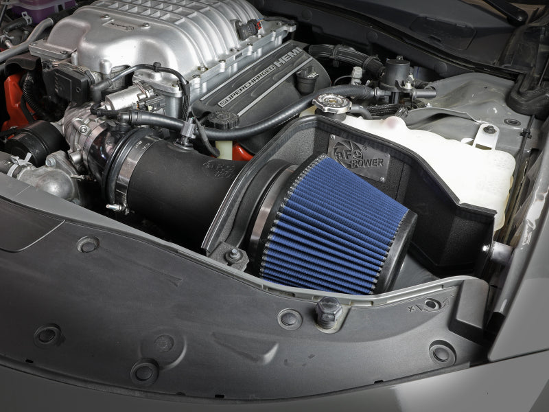 AFE Magnum FORCE Stage-2XP Cold Air Intakes - aFe 17-18 Dodge Challenger/Charger Magnum FORCE Stage-2XP Cold Air Intake System w/Pro DRY S- Black