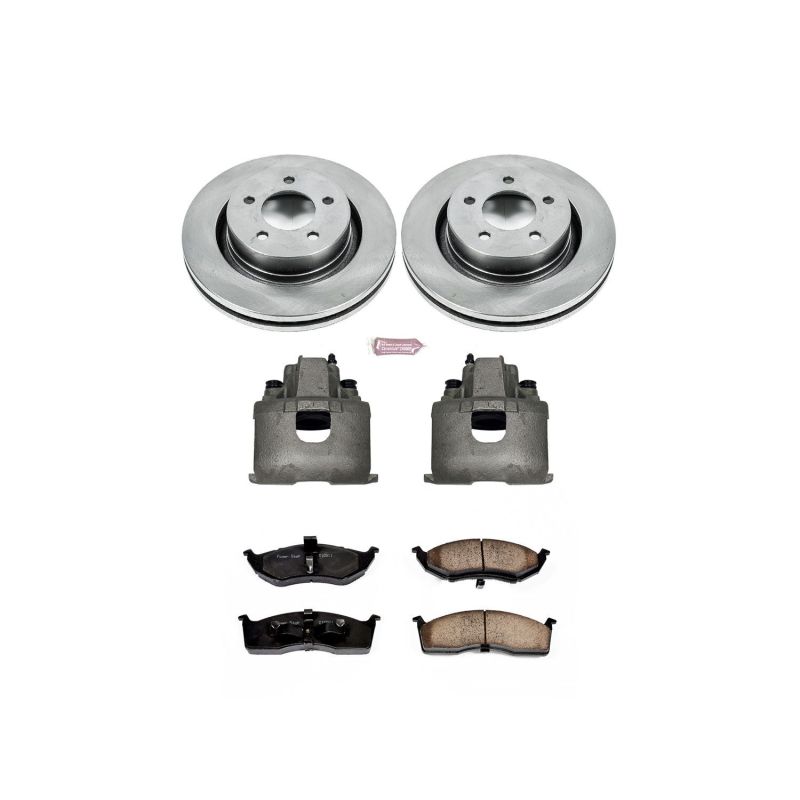 PSB Autospecialty Kit w/Cals - Power Stop 99-02 Chrysler 300M Front Autospecialty Brake Kit w/Calipers