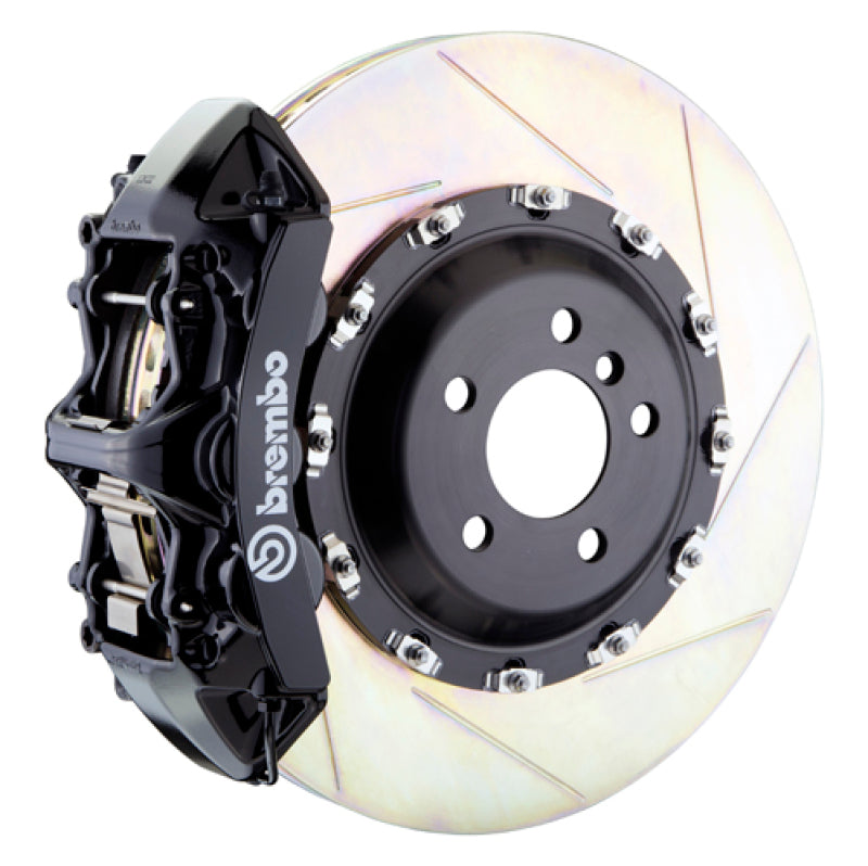 BRB Big Brake Kits - Brembo 12-14 ML550 Front GT BBK 6 Piston Cast 411x34 2pc Rotor Slotted Type1-Black