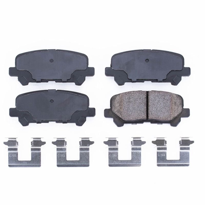 PSB Z17 Evolution Brake Pads - Power Stop 07-13 Acura MDX Rear Z17 Evolution Ceramic Brake Pads w/Hardware