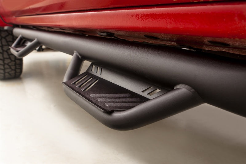 LND Terrain HX Step Bars - Lund 16-19 Toyota Tacoma Crew Cab Terrain HX Step Nerf Bars - Black