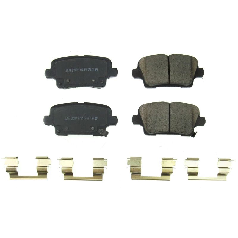 PSB Z17 Evolution Brake Pads - Power Stop 2019 Buick Regal Sportback Rear Z17 Evolution Ceramic Brake Pads w/Hardware