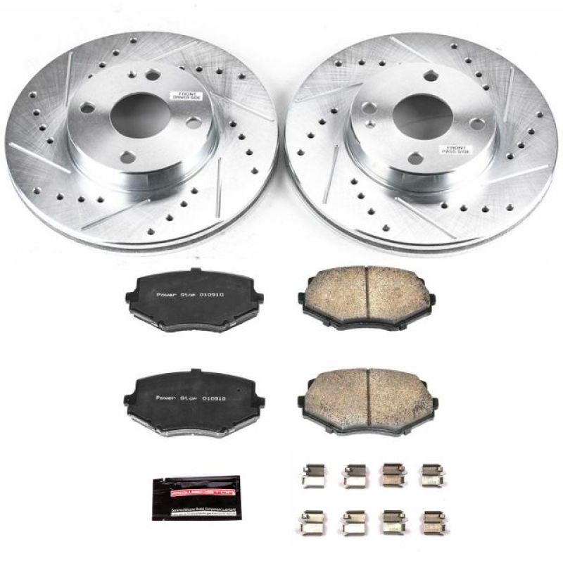 PSB Z23 Evolution Kit - Power Stop 94-97 Mazda Miata Front Z23 Evolution Sport Brake Kit