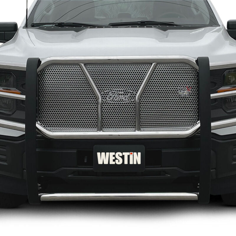 WES HDX Grille Guards - Westin 21-22 Ford F-150 (Excl. Raptor/Platinum) HDX Grille Guard - SS