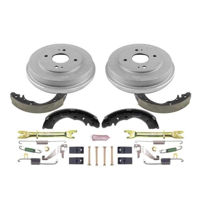 PSB Autospecialty Drum Kit - Power Stop 90-02 Honda Accord Coupe Rear Autospecialty Drum Kit