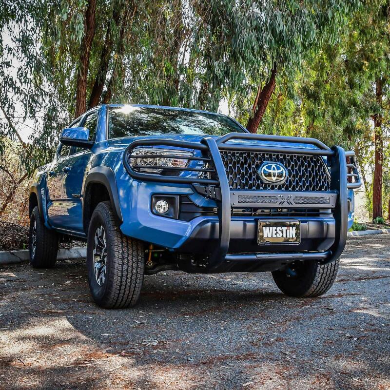 WES Sportsman Grille Guards - Westin 16-21 Toyota Tacoma Sportsman X Grille Guard - Tex. Blk