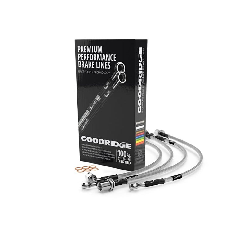 GR G-Stop Brake Line Kits - Goodridge 06-07 Subaru Outback Stainless Steel Brake Lines