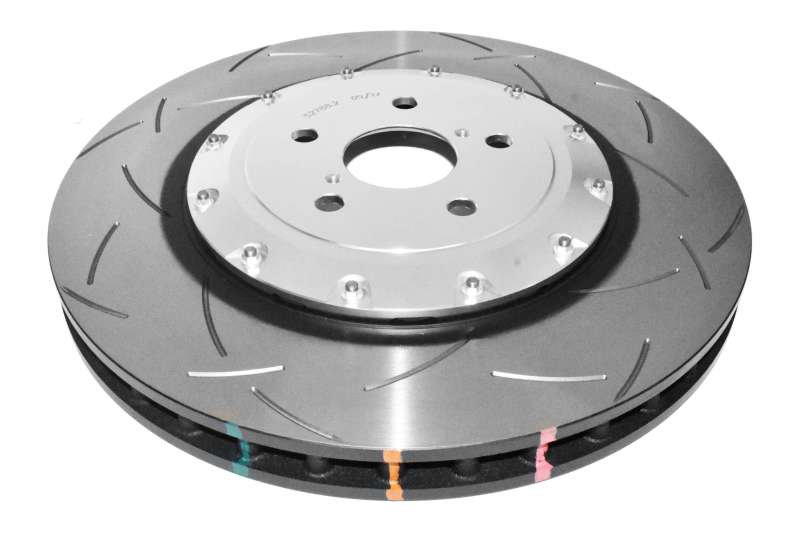DBA 5000 Series Slotted Rings - DBA 16-20 Lexus GS F Front 5000 Series Slotted Rotor w/Silver Hat