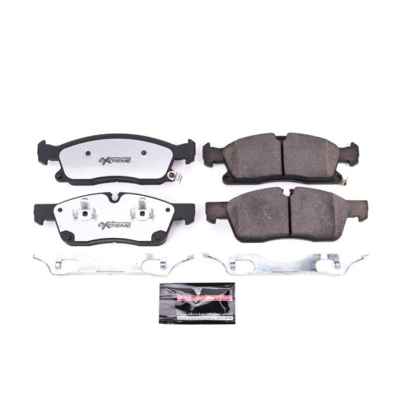PSB Z36 Truck & Tow Brake Pads - Power Stop 2017 Dodge Durango Front Z36 Truck & Tow Brake Pads w/Hardware