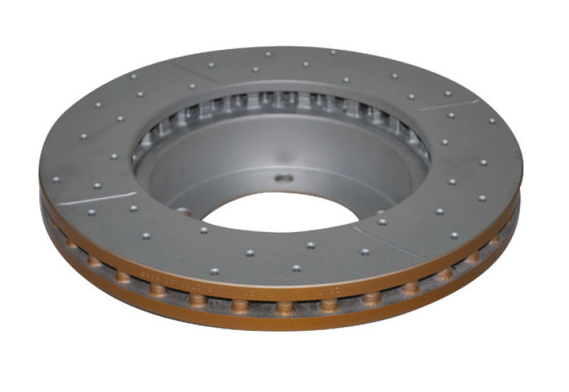DBA 4000 Slot&Drill Rotors - DBA 98-05 Lexus LX 470 / 98+ Toyota Landcruiser 100 Series Front Drilled & Slotted 4000 Series Rotor