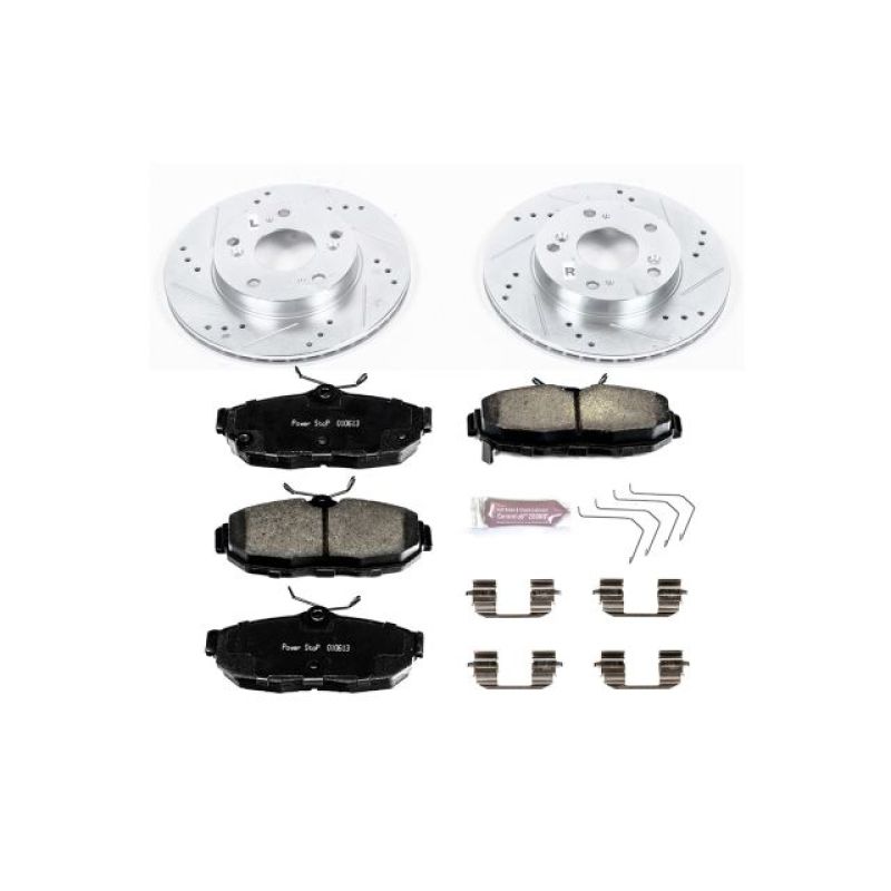 PSB Z23 Evolution Kit - Power Stop 12-15 Honda Civic Front Z23 Evolution Sport Brake Kit