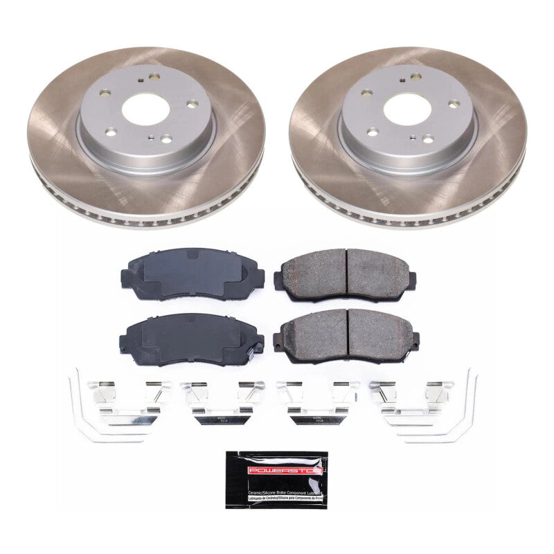 PSB Semi-Coated Rotor Kits - Power Stop 16-19 Subaru Legacy Front Semi-Coated Rotor Kit
