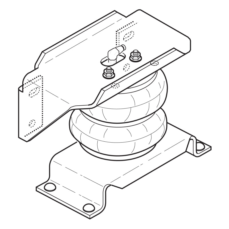 FIR Ride-Rite Kits - Rear - Firestone Ride-Rite Air Helper Spring Kit Rear Ford F550 / Ram 4500/5500 (W217602404)