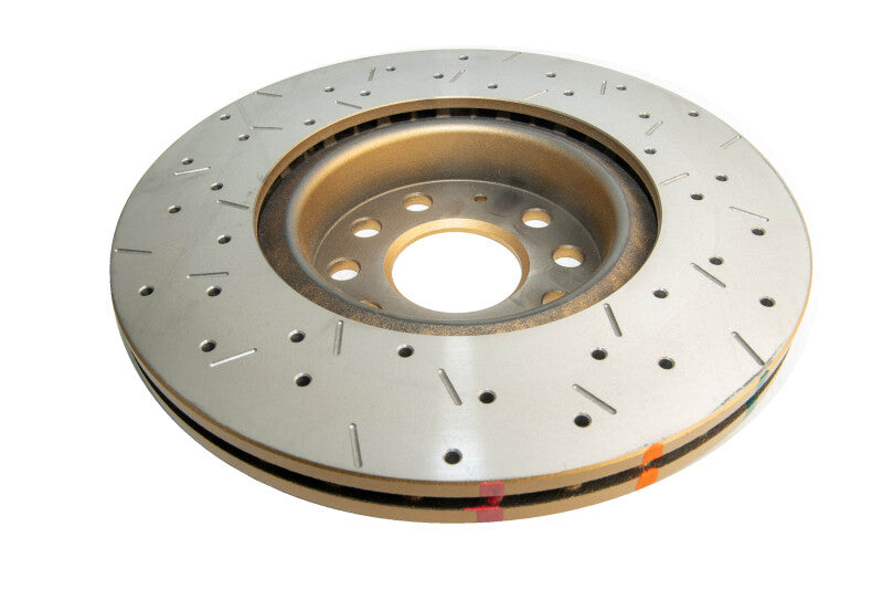 DBA 4000 Slot&Drill Rotors - DBA 06-08 Audi A3 / 10/06+ TT / 10/04-10 VW Golf Front Drilled & Slotted 4000 Series Rotor