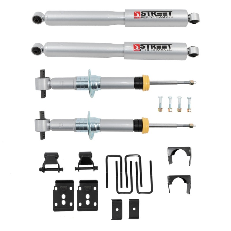 BT Lowering Kit - Belltech 2021+ Ford F-150 4WD 1in to 3.5in Front 7.5in Drop Rear Lowering Kit