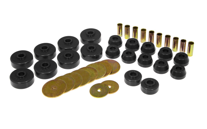 PRO Body/Subframe Bush - Blk - Prothane 84-88 Toyota 4Runner Body Mount Kit - Black