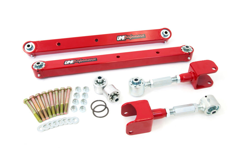 UMI Lower Control Arms - UMI Performance 68-72 GM A-Body Pro-Touring Rear Suspension Kit - Red