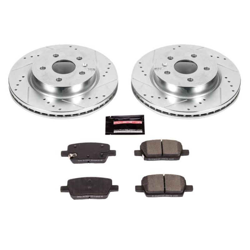 PSB Z23 Evolution Kit - Power Stop 16-18 Cadillac CT6 Rear Z23 Evolution Sport Brake Kit