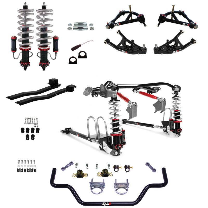 QAP Coil-Overs - Pro Coil - QA1 67-69 GM F-Body Level 3 Full Vehicle Drag Kit w/ Shocks
