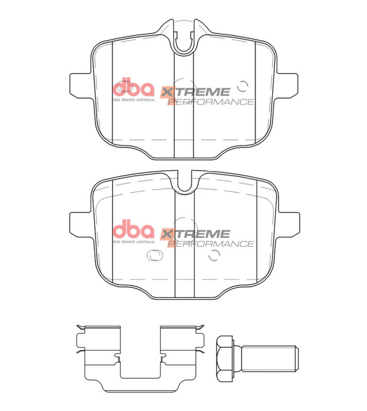 DBA XP Performance Brake Pads - DBA 19-22 BMW 330i (Excl M Sport Package/Brakes) Rear XP Performance Brake Pads
