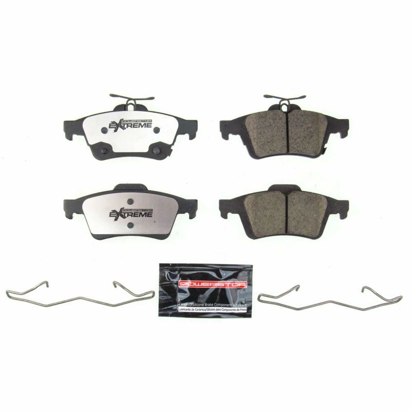 PSB Z26 Extreme Brake Pads - Power Stop 2016 Ford Focus Rear Z26 Extreme Street Brake Pads w/Hardware