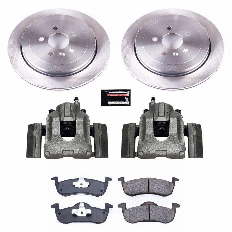 PSB Autospecialty Kit w/Cals - Power Stop 13-19 Lincoln MKT Rear Autospecialty Brake Kit w/Calipers