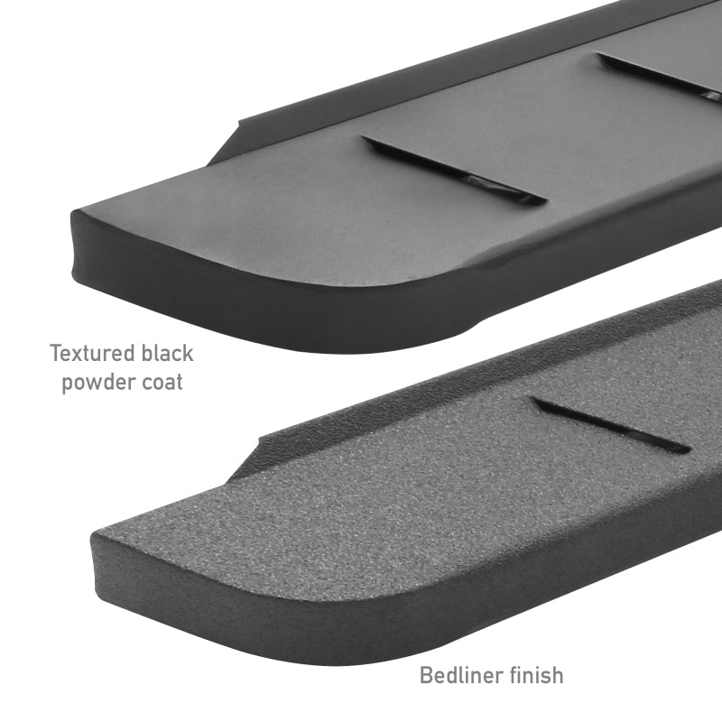 GOR RB10 Slim Running Boards - Go Rhino RB10 Slim Running Boards - Universal 80in. - Bedliner Coating