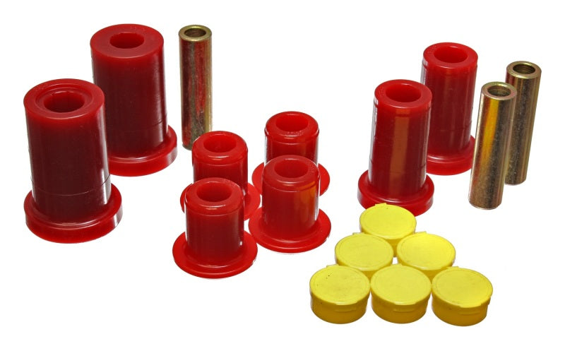 ES Cntrl Arm Bushings - Red - Energy Suspension 97-03 Ford F100/F150/F250 2WD Red Front Control Arm Bushings
