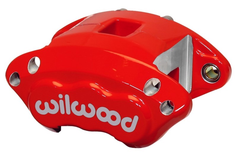 WIL D154 Caliper - Wilwood Caliper-D52-Red 1.62/1.62in Pistons 0.81in Disc