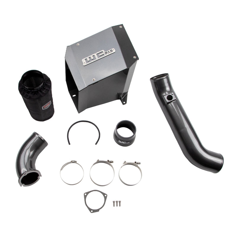 WCF Intake Kit - Stage 2 - Wehrli 01-04 Duramax LB7 4in Intake Kit with Air Box Stage 2 - Candy Teal