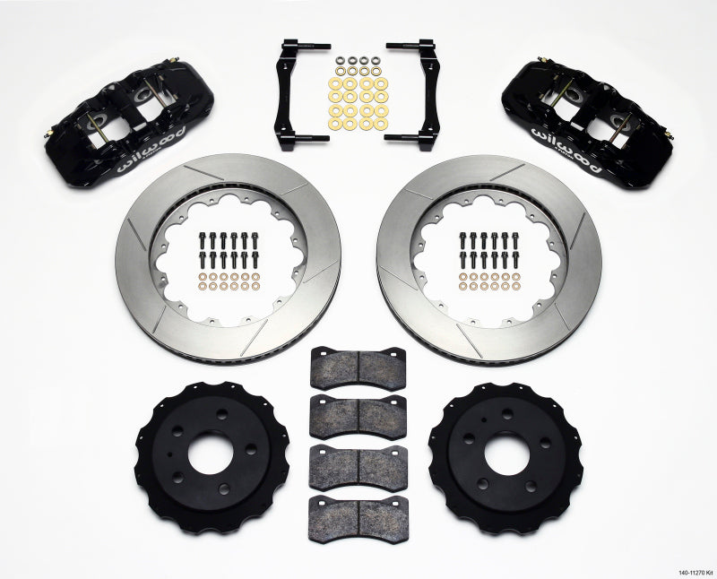 WIL Aero Brake Kit - Wilwood AERO4 Rear Kit 14.25in 2010-2015 Camaro