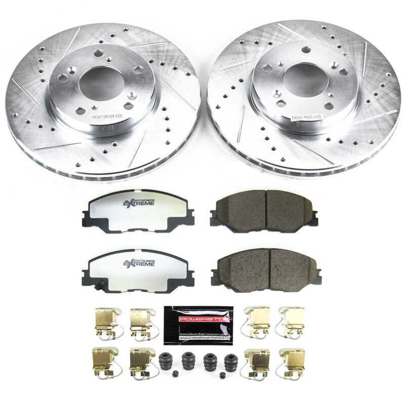 PSB Z26 Street Warrior Kit - Power Stop 2022 Honda Civic Front Z26 Street Brake Kit