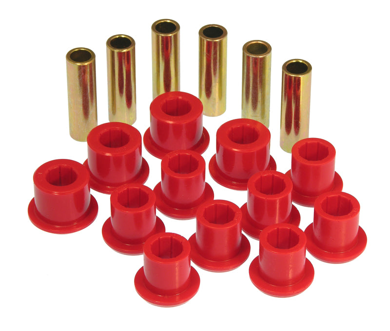 PRO Spring/Shackle Bush- Red - Prothane 98-08 Ford Ranger Rear Leaf Spring Bushings - Red