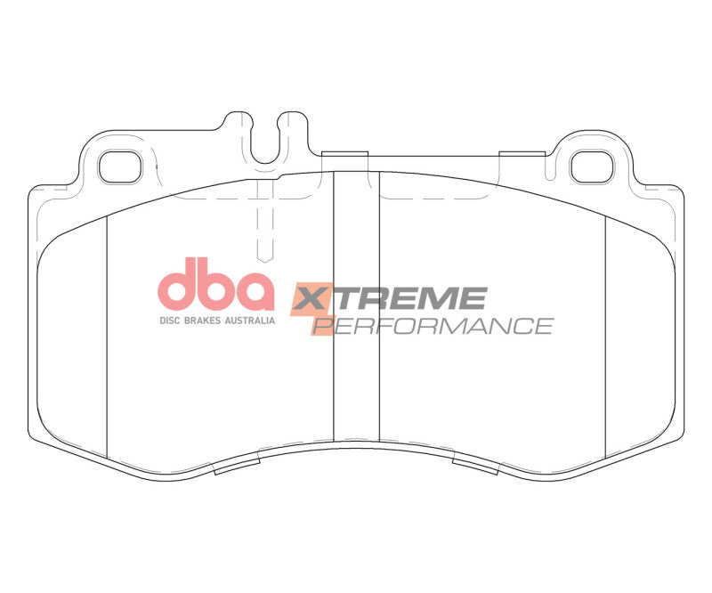 DBA XP Performance Brake Pads - DBA 15-17 Mercedes-Benz CLS400 4Matic AWD (4 Piston Caliper) Front XP Performance Brake Pads