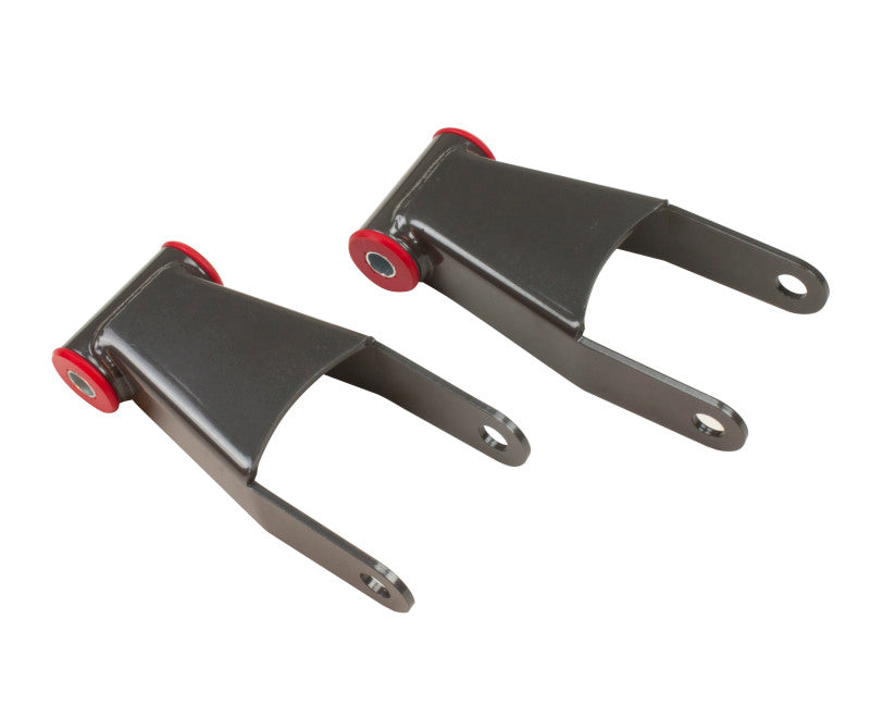 MXT Lowering Shackles - MaxTrac 11-18 GM C/K1500HD/2500HD/3500HD 2WD/4WD 2in Rear Lowering Shackles