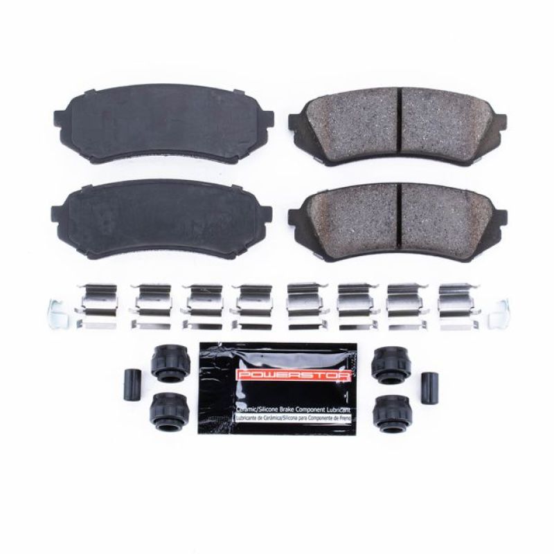 PSB Z23 Evolution Brake Pads - Power Stop 98-07 Lexus LX470 Rear Z23 Evolution Sport Brake Pads w/Hardware