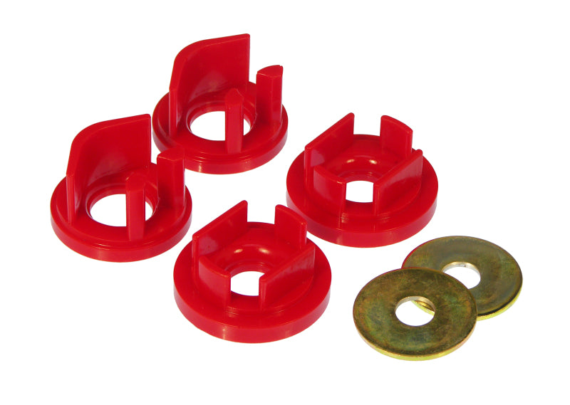 PRO Transmission Mounts - Red - Prothane Subaru Diff Insert Bushings - Red