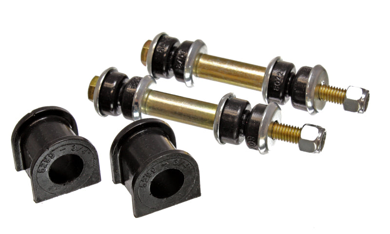 ES Sway Bar Bushings - Black - Energy Suspension 90-96 Ford Escort/ZX2 Black 3/4in Rear Sway Bar Bushing Set (Inc Endlink Bushings)