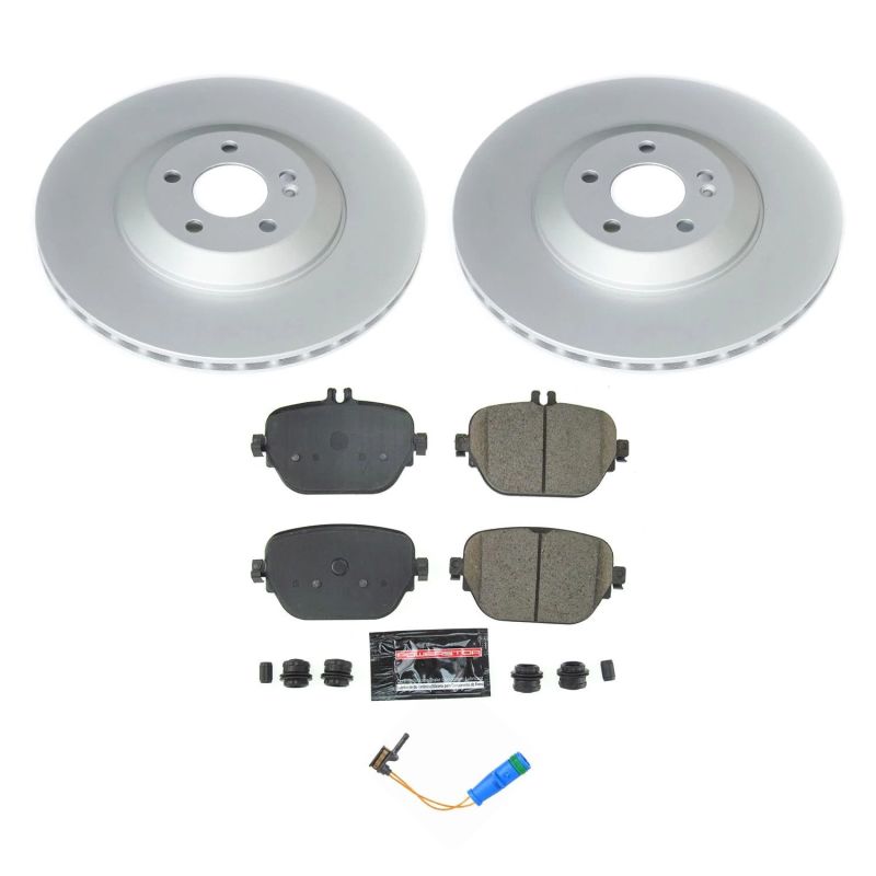 PSB Z17 Evolution Coated Kit - Power Stop 17-18 Mercedes-Benz E43 AMG Rear Z17 Evolution Geomet Coated Brake Kit