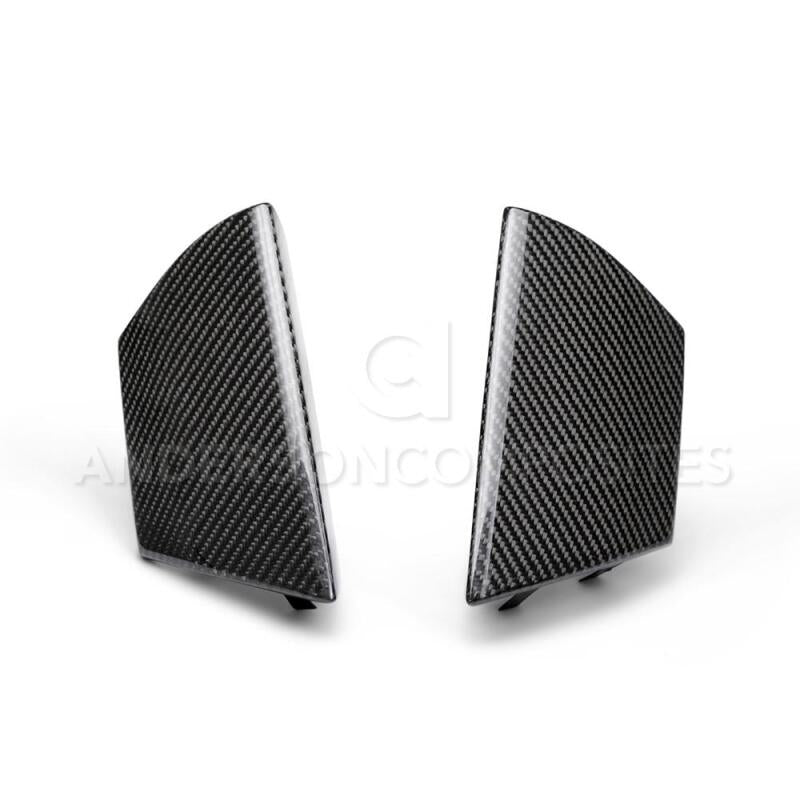 AND Front Grilles - Anderson Composites 15-20 Ford Mustang Shelby GT350 Carbon Fiber Front Upper Grille Inserts