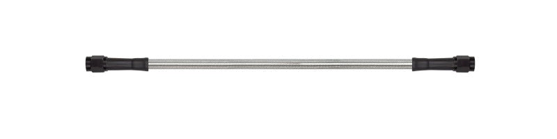 GR Universal PWS Brake Lines - Goodridge 68in Universal Brake Line Assembly w/Black Zinc Fittings & Clear Hose