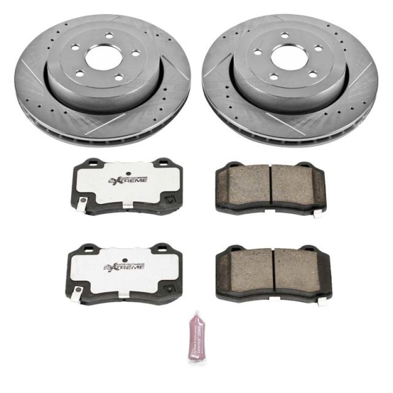 PSB Z26 Street Warrior Kit - Power Stop 06-10 Jeep Grand Cherokee Rear Z26 Street Warrior Brake Kit