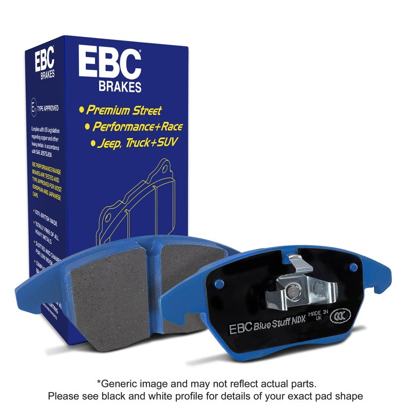 EBC Bluestuff Brake Pad Sets - EBC 85-90 Lotus Esprit 2.2L Bluestuff Rear Brake Pads